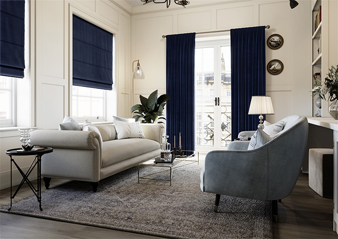 Premier Velvet (Thermal Blackout), Blue Twilight - Made to Measure Curtains - Image 7